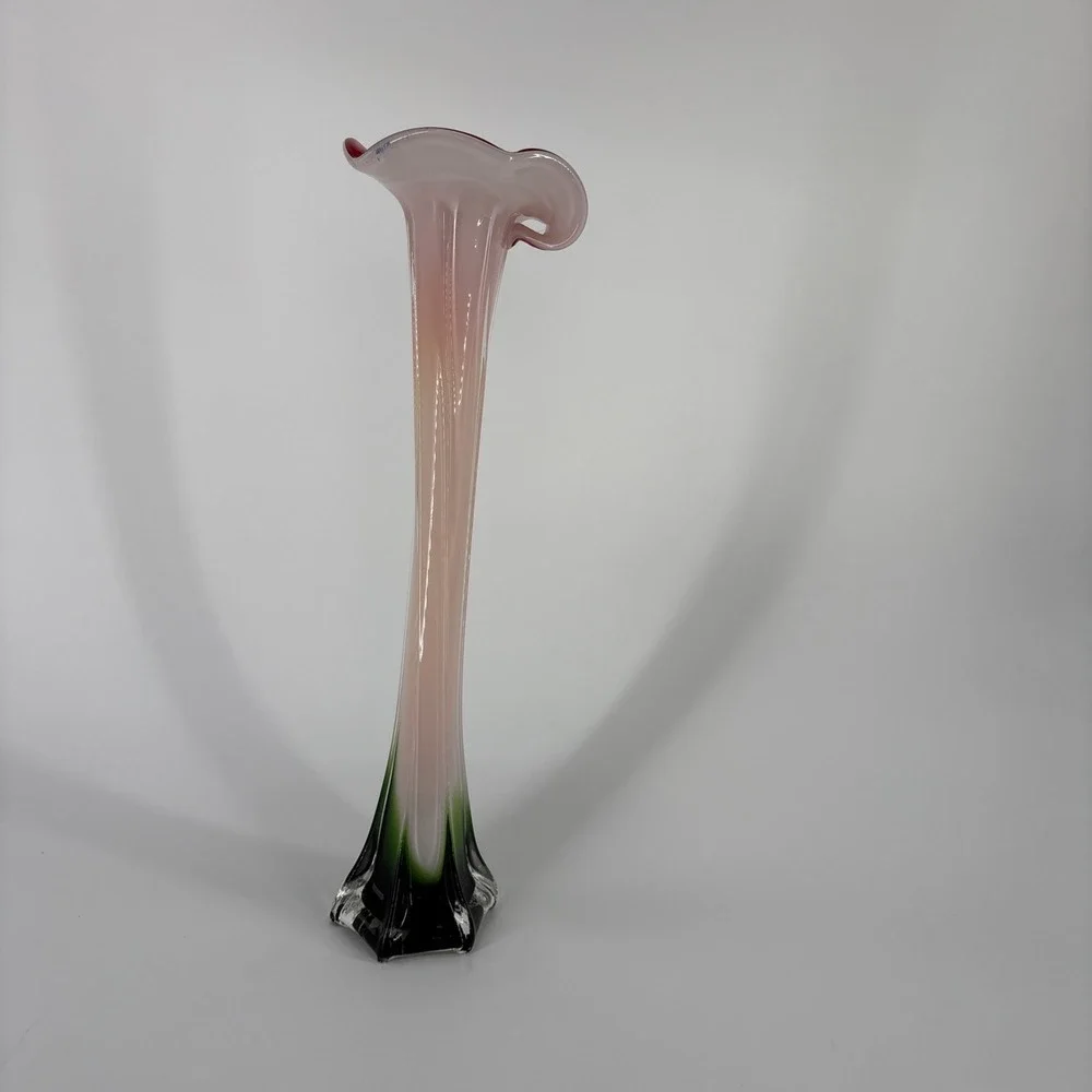 Jack in the Pulpit Vase Red Green White 16